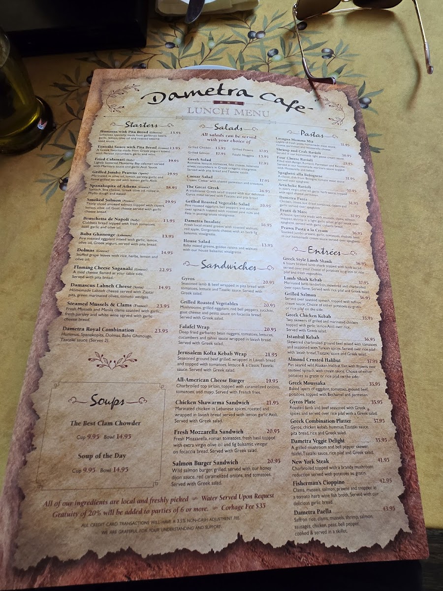 Dametra Cafe Menu - Image 3