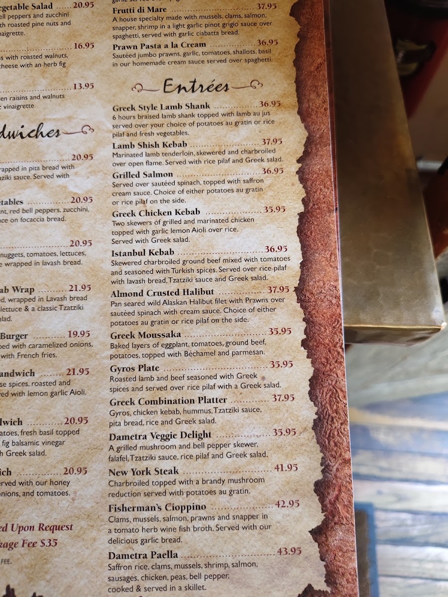 Dametra Cafe Menu - Image 4