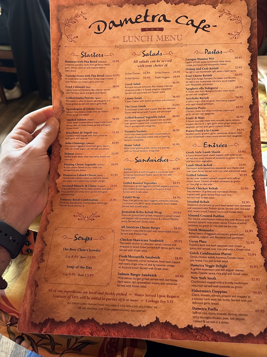 Dametra Cafe Menu - Image 6